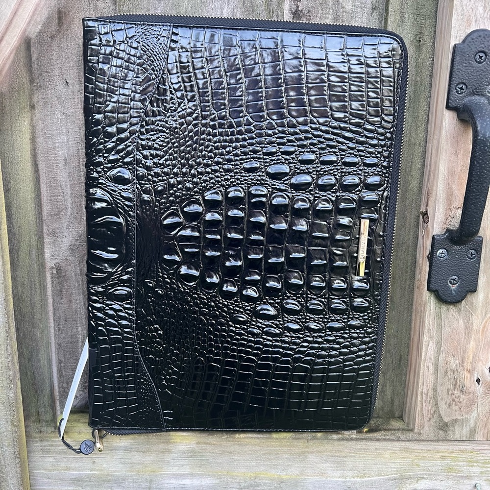 SOLD on another site Brahmin Landon portfolio NWT black